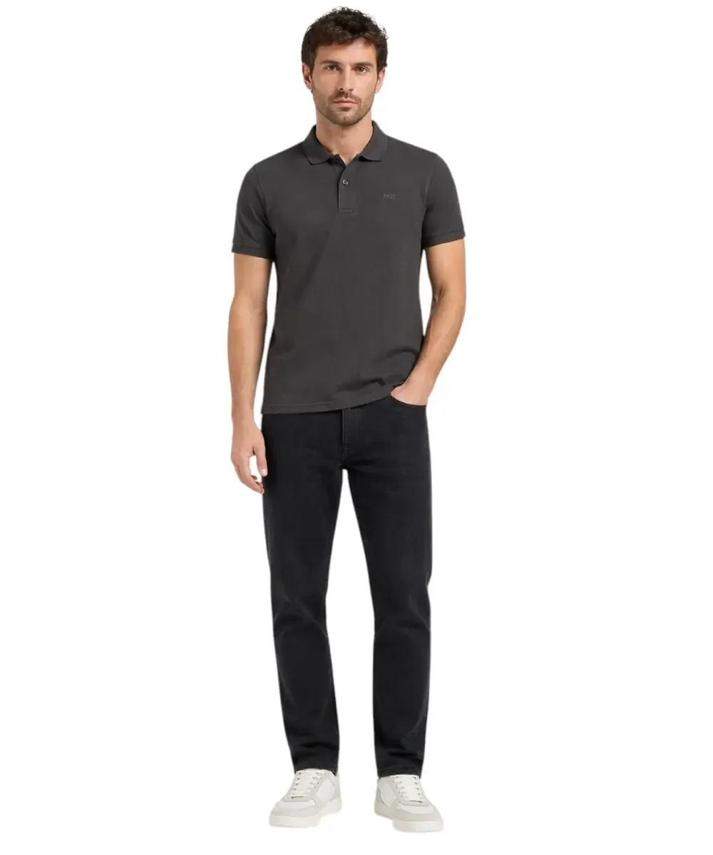 Φωτογραφία προϊόντος: Rifle- Ανδρικό T-shirt Polo RFP249-NERO Μαύρο