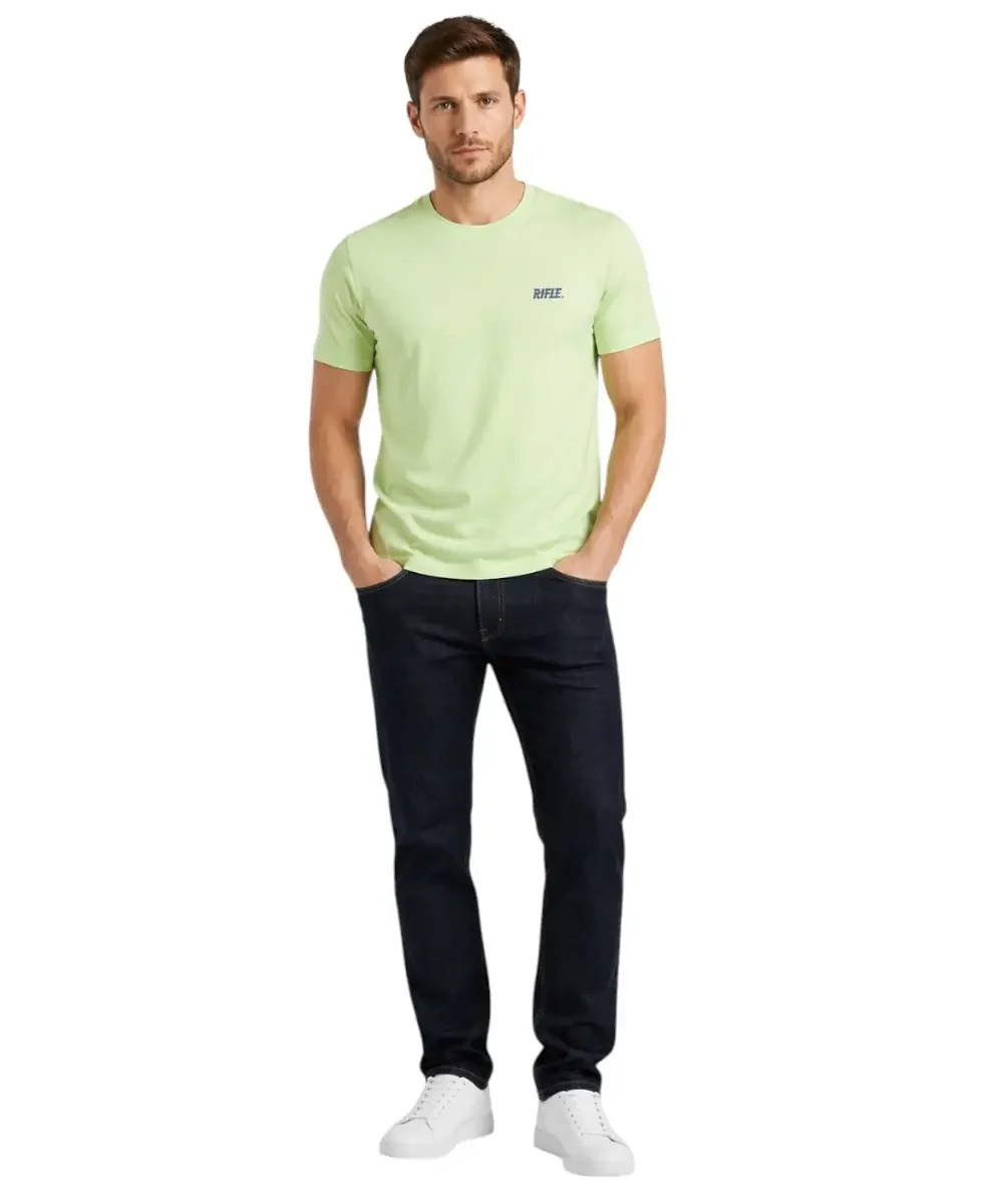 Φωτογραφία προϊόντος: Rifle- Ανδρικό T-shirt RFT002-MENTA Πράσινο Ανοιχτό