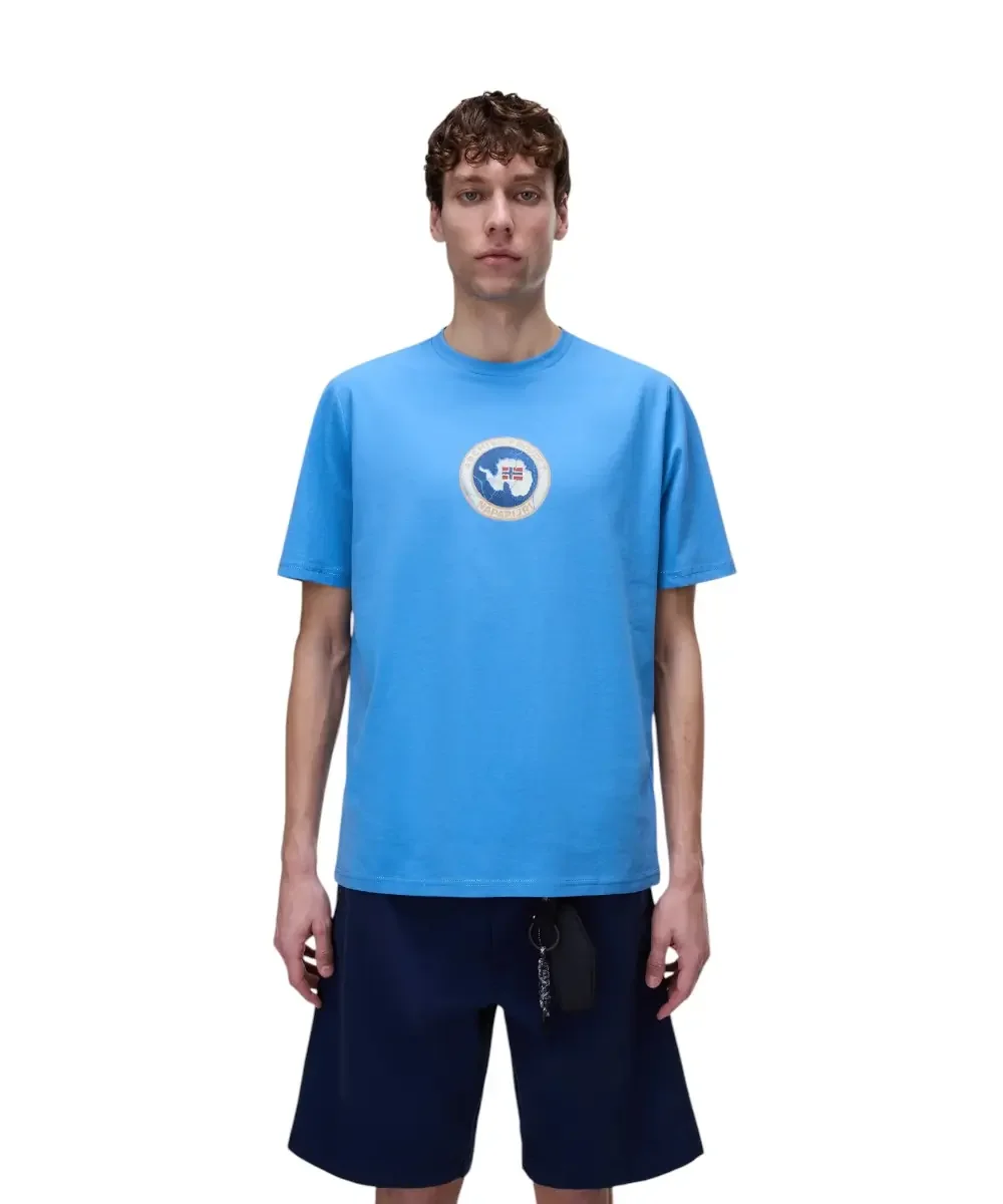 Φωτογραφία προϊόντος: Napapijri - Ανδρικό T-shirt S-Phos SS Relaxed fit NP0A4G5A-B9A Γαλάζιο