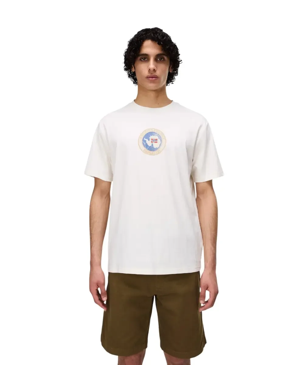 Φωτογραφία προϊόντος: Napapijri - Ανδρικό T-shirt S-Phos SS Relaxed fit NP0A4G5A-N1A Λευκό