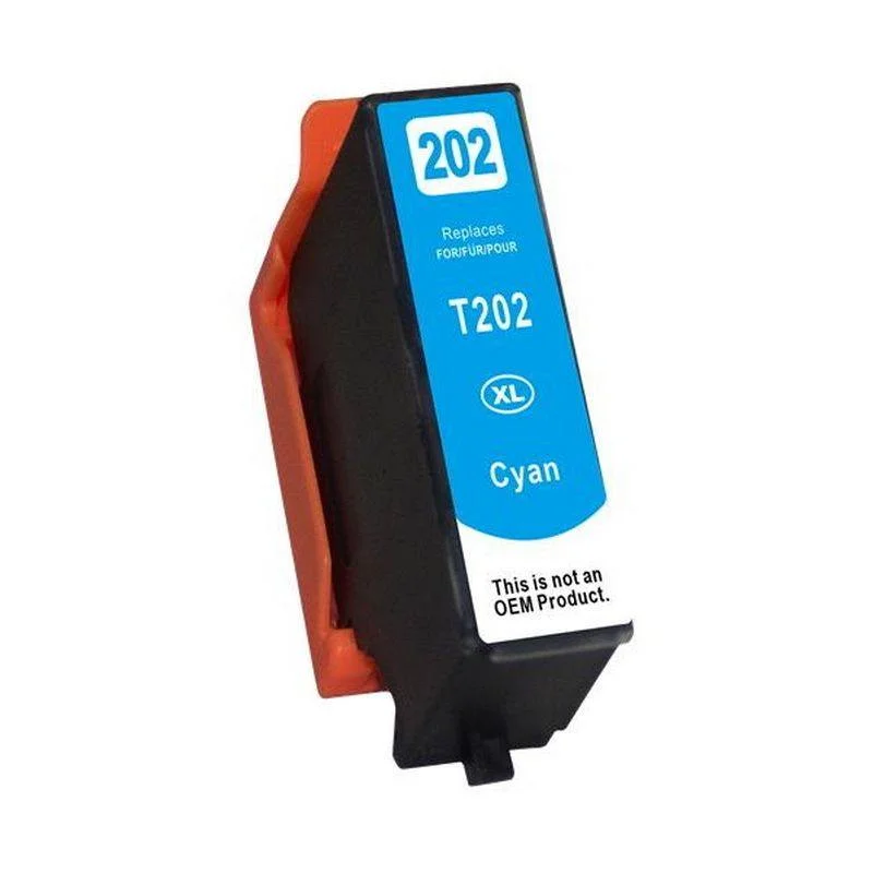 Φωτογραφία προϊόντος: Epson 202XL Συμβατό Μελάνι Cyan (650 σελίδες) (C13T02H24010) για Epson Expression Premium XP-6000, XP-6005, XP-6100 and XP-6105