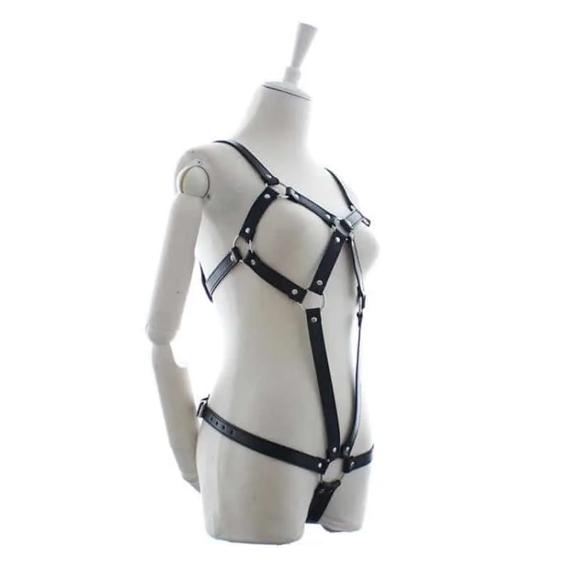 Φωτογραφία προϊόντος: Toyz4Lovers Leather body harness φόρεμα δερμάτινο