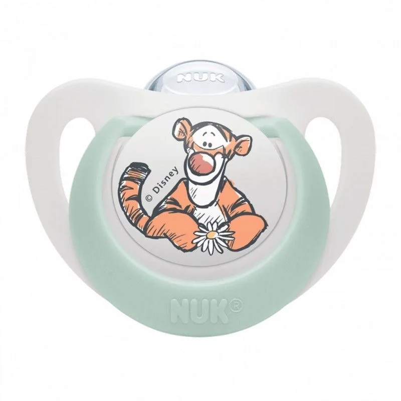 Φωτογραφία προϊόντος: Nuk Star Disney Winnie The Pooh Πιπίλα Σιλικόνης Μπεζ 6-18m 1 τεμ.