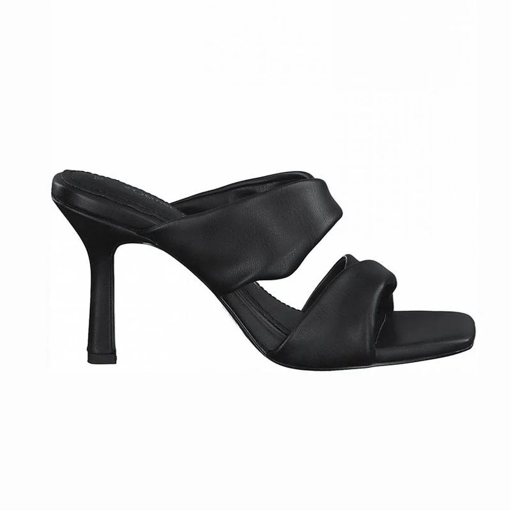 Φωτογραφία προϊόντος: S OLIVER S.OLIVER ΓΥΝΑΙΚΕΙΟ MULE SOFT FOAM 8,5cm ΤΑΚΟΥΝΙ 27203-28, ΜΑΥΡΟ, Γυναίκα