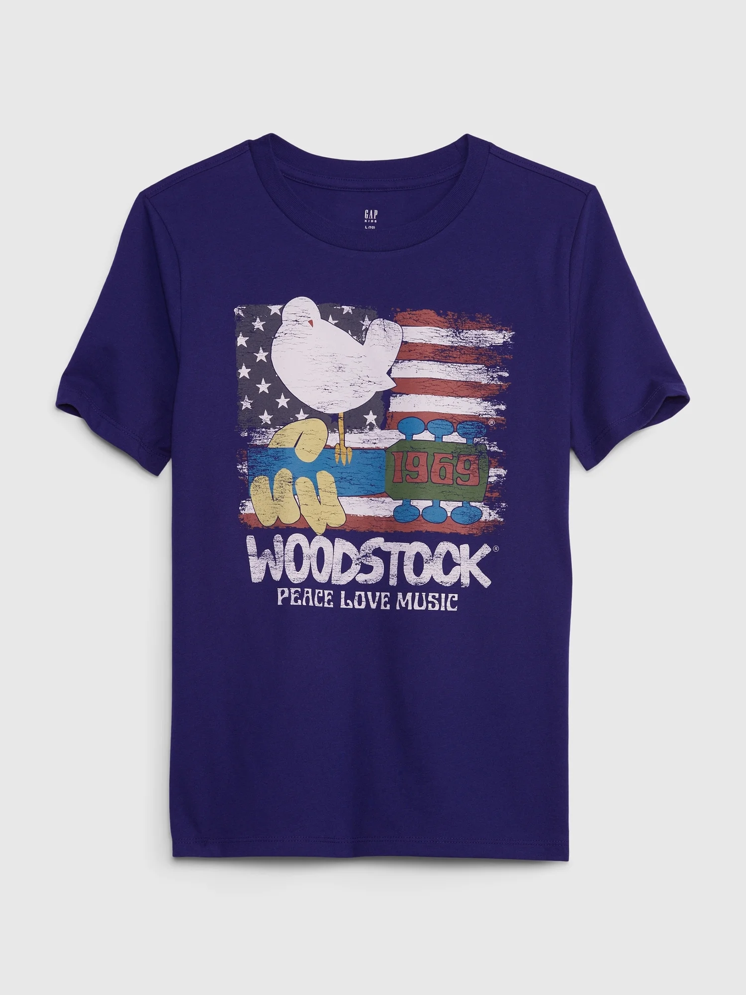 Φωτογραφία προϊόντος: GAP Multi Παιδική Graphic Μπλούζα woodstock blue