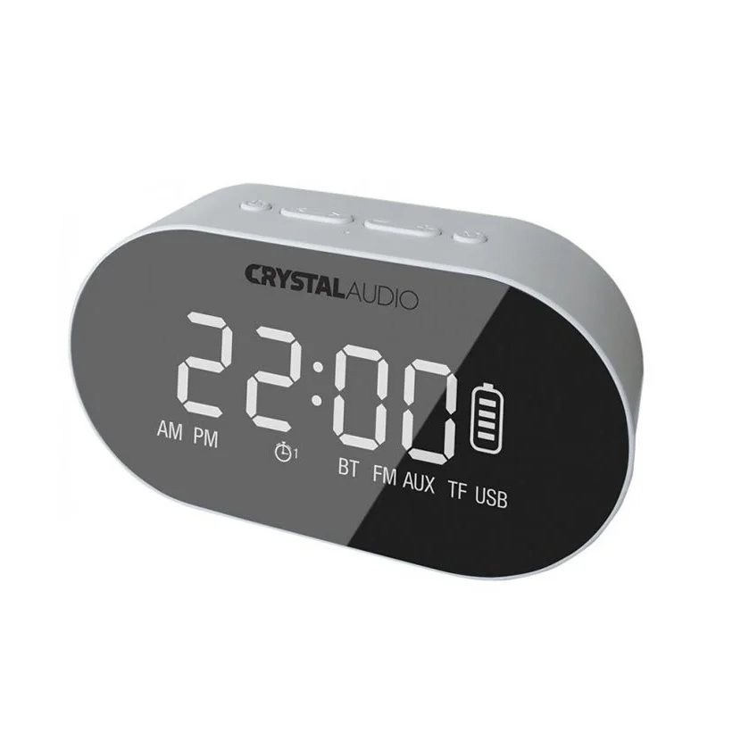 Φωτογραφία προϊόντος: Ρολόι Ραδιόφωνο CRYSTAL AUDIO BTC1W