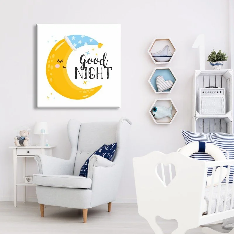 Φωτογραφία προϊόντος: Πίνακας Σε Καμβά - Sleepy Moon