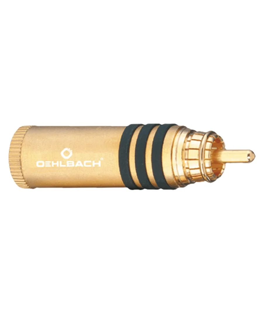 Φωτογραφία προϊόντος: Oehlbach Hyper Cut Cool Gold Βύσμα RCA 11mm (4 Τεμάχια)