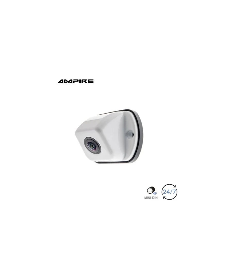 Φωτογραφία προϊόντος: Ampire KV802-WHI Έγχρωμη κάμερα οπισθοπορείας με ευρυγώνιο φακό 140° White (Τεμάχιο)