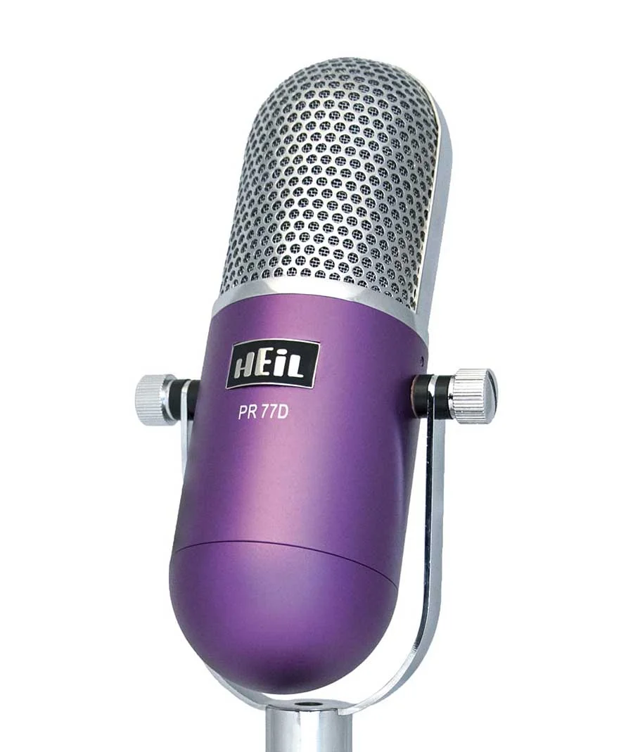 Φωτογραφία προϊόντος: Heil Sound PR 77 D Retro Δυναμικό Μικρόφωνο Studio Purple body (Τεμάχιο) **ΤΕΛΕΥΤΑΙΟ ΚΟΜΜΑΤΙ
