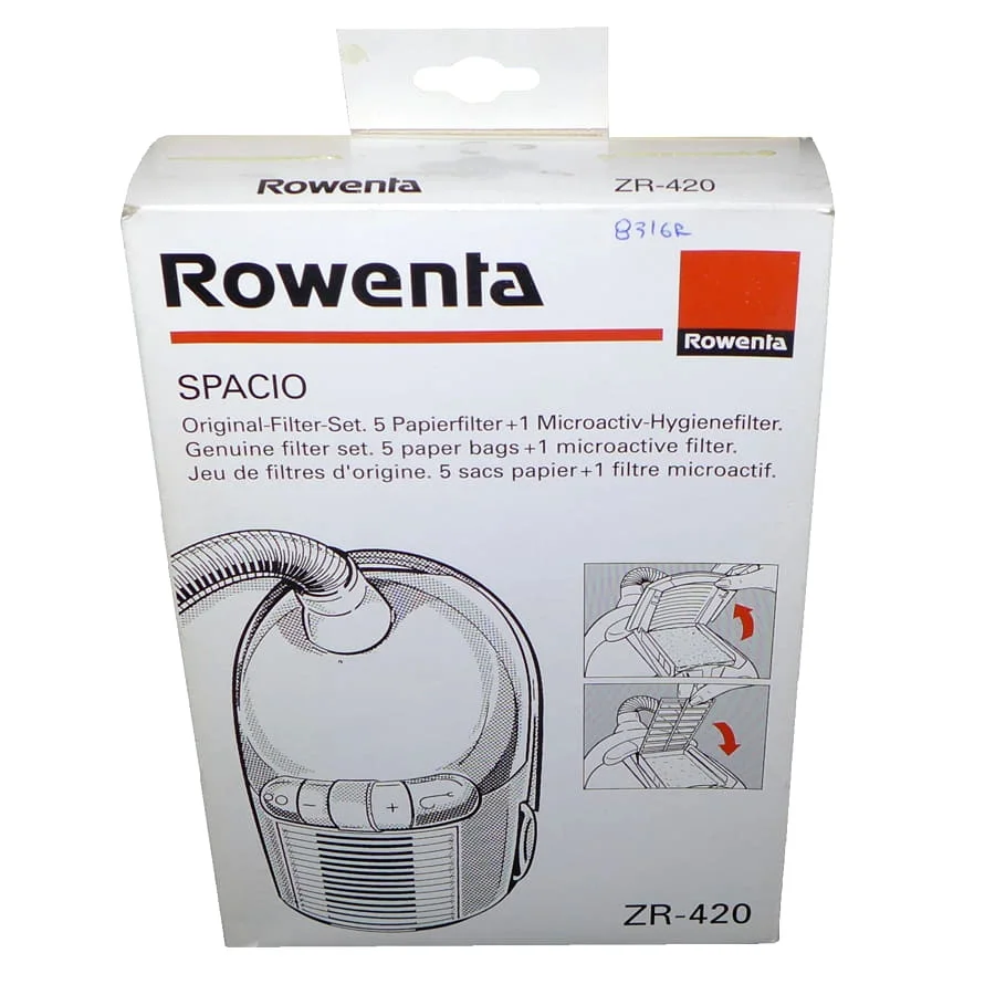Φωτογραφία προϊόντος: Σακούλες σκούπας rowenta spacio ZR-420 (original)