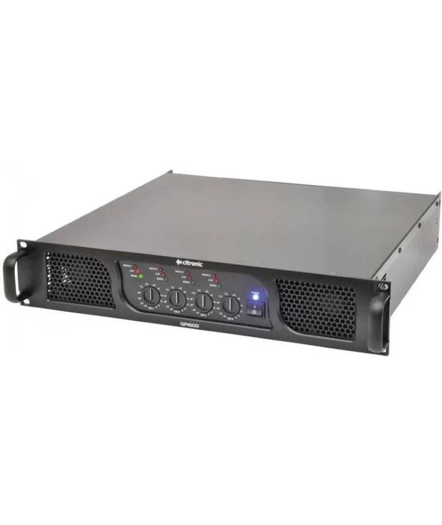 Φωτογραφία προϊόντος: Citronic QP1600 Τελικός Ενισχυτής 4 Καναλιών 4x400W RMS (Τεμάχιο)