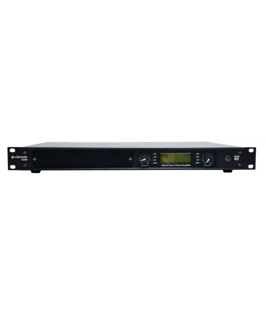 Φωτογραφία προϊόντος: Citronic H2400 Υβριδικός Ενισχυτής Ισχύος Class-H 2x900W RMS (Τεμάχιο)