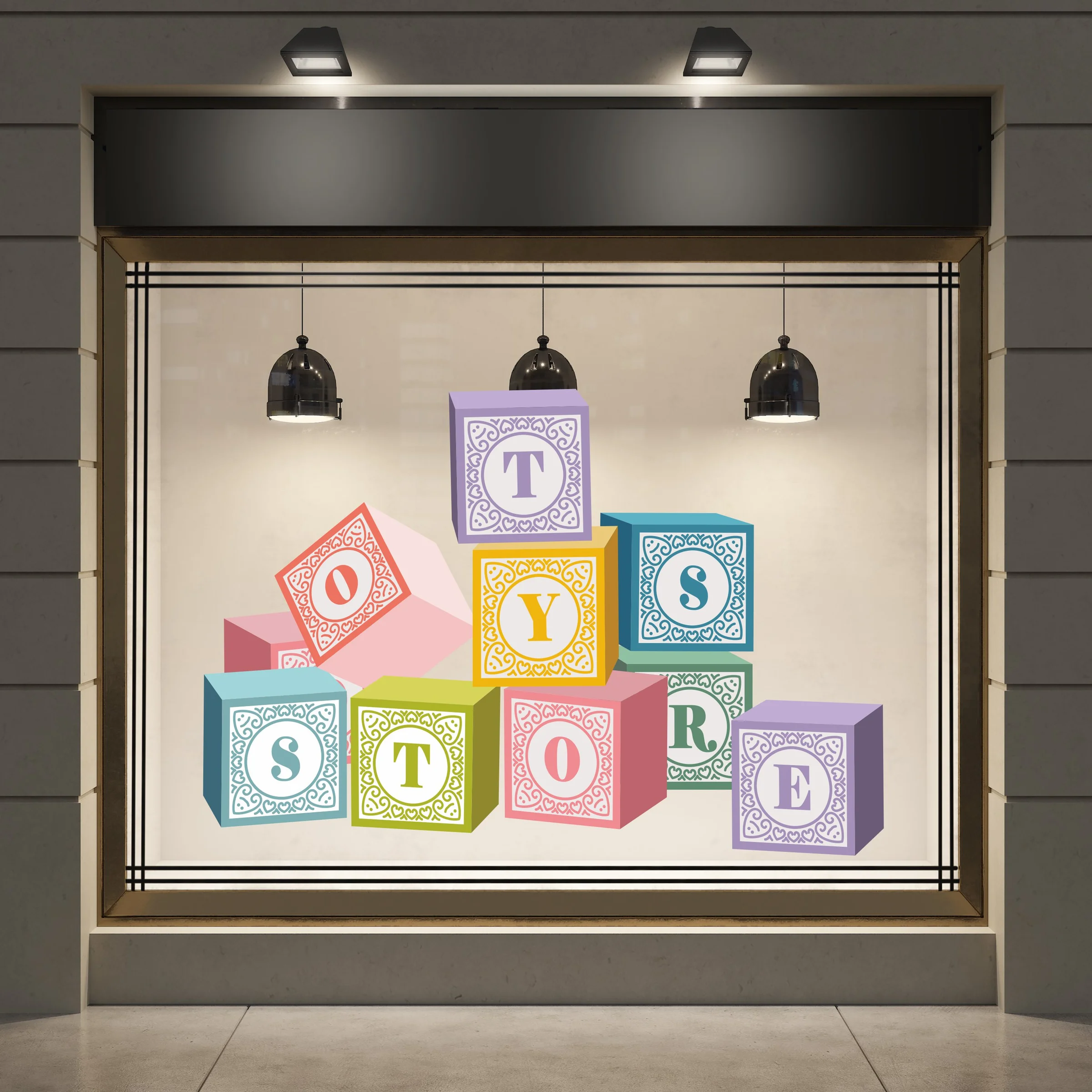 Φωτογραφία προϊόντος: Παιδική Βιτρίνα - Toys Cubes