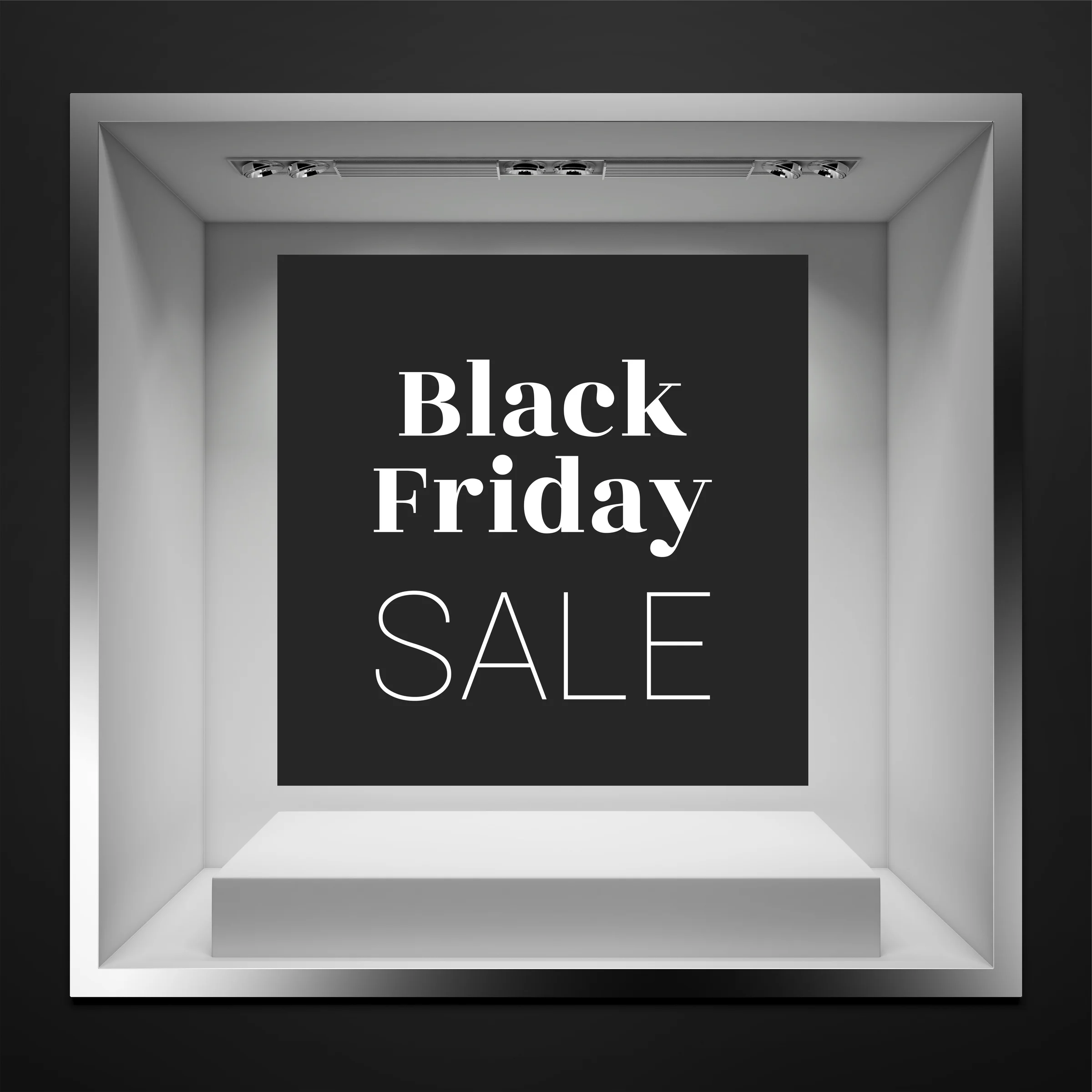 Φωτογραφία προϊόντος: Black Friday Βιτρίνα - Σε Μαύρο Φόντο