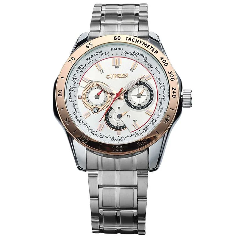 Φωτογραφία προϊόντος: Ανδρικό Ρολόι Curren 8150 Silver-Gold