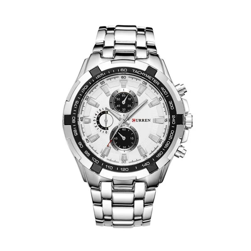 Φωτογραφία προϊόντος: Ανδρικό ρολόι Curren 8023 Silver-White