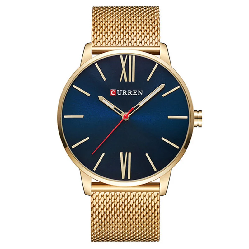Φωτογραφία προϊόντος: Unisex Ρολόι Curren 8238 Gold-Blue