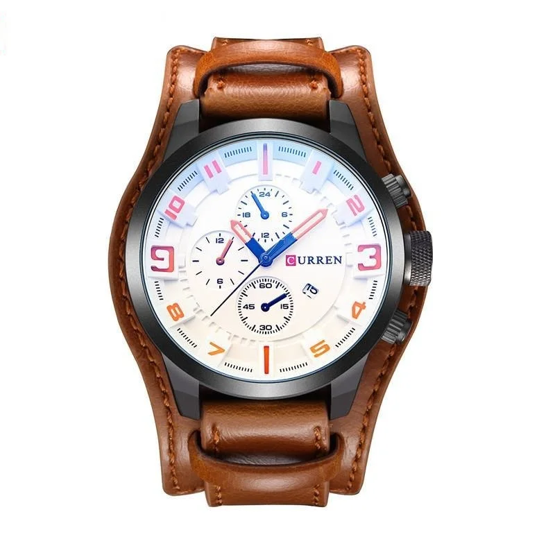 Φωτογραφία προϊόντος: Ανδρικό Ρολόι Curren 8225 Brown-White