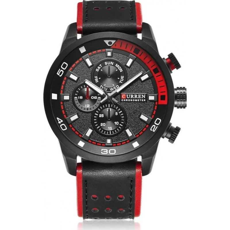 Φωτογραφία προϊόντος: Ανδρικό Ρολόι Curren 8250 Black-Red