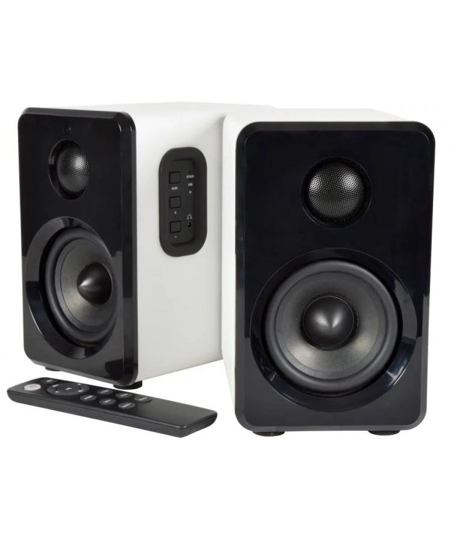 Φωτογραφία προϊόντος: AV:Link AvLink ABS35WHT Ενεργά Bluetooth Ηχεία Βιβλιοθήκης 3.5" 15W RMS Λευκά με USB, MicroSD (Ζεύγος)