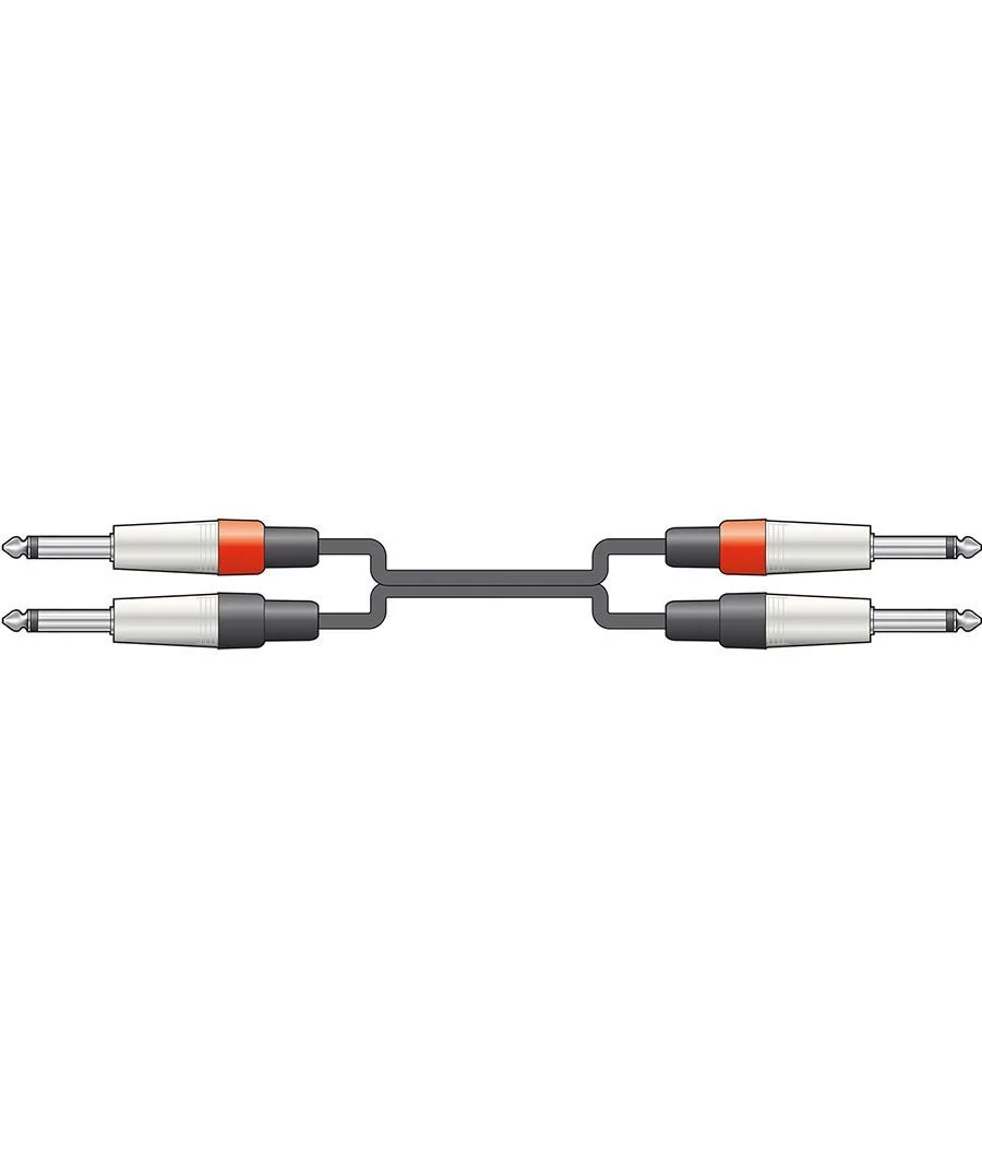 Φωτογραφία προϊόντος: Chord 2M6J-J300 Καλώδιο Ήχου 2 x 6.3mm Mono Jack Plugs - 2 x 6.3mm Mono Jack Plugs 3m (Τεμάχιο)