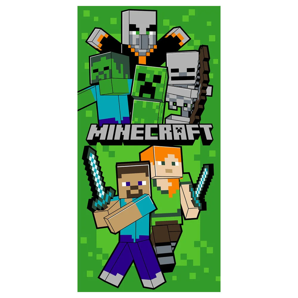 Φωτογραφία προϊόντος: MOJANG STUDIOS Πετσέτα θαλάσσης Minecraft microfibre beach towel 70x140cm