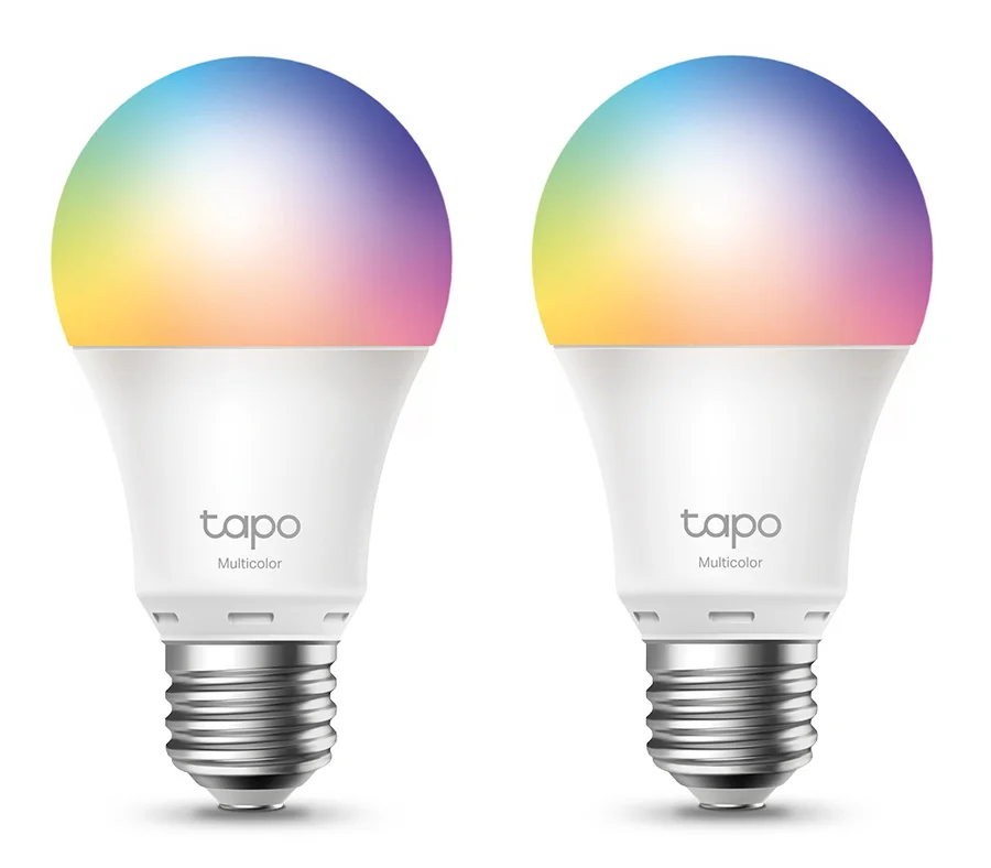Φωτογραφία προϊόντος: TP-LINK Smart λάμπα LED TAPO-L530E WiFi, 8.7W E27, 2500K-6500K RGB, 2τμχ