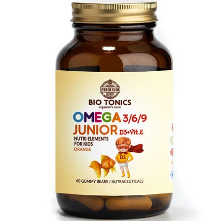 Φωτογραφία προϊόντος: Omega Junior 3/6/9 60 gummies BioTonics