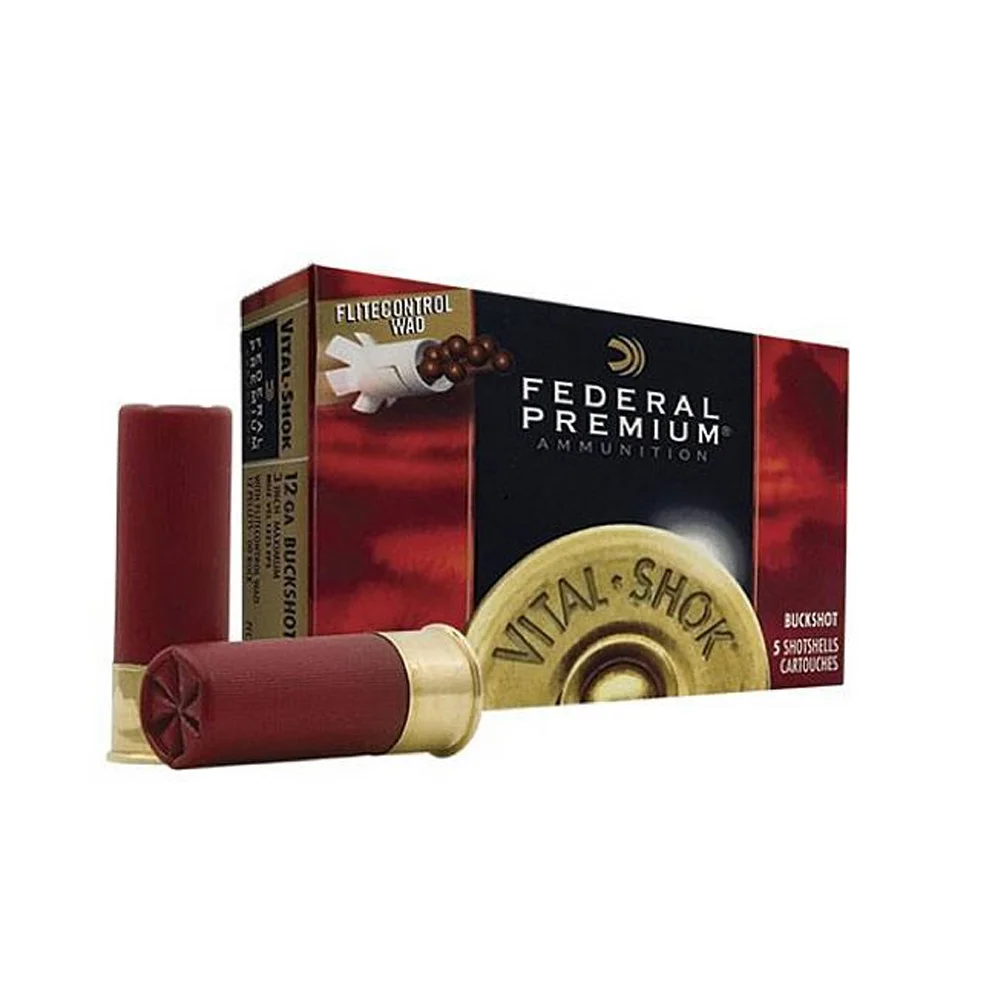 Φωτογραφία προϊόντος: Federal Premium Mag Shok Flitecontrol Premium 00B/12βολα 5τμχ