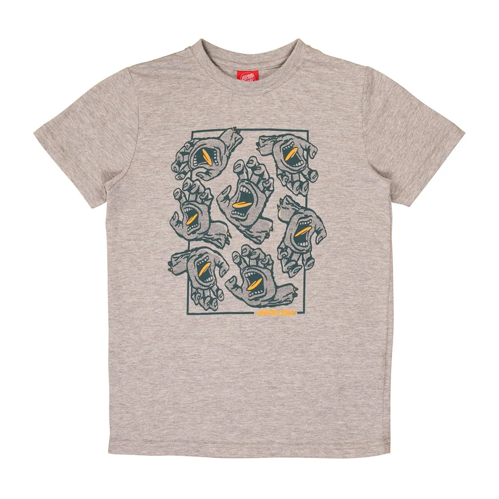 Φωτογραφία προϊόντος: Παιδικό T-Shirt Santa Cruz Crowd Hand Heather Grey