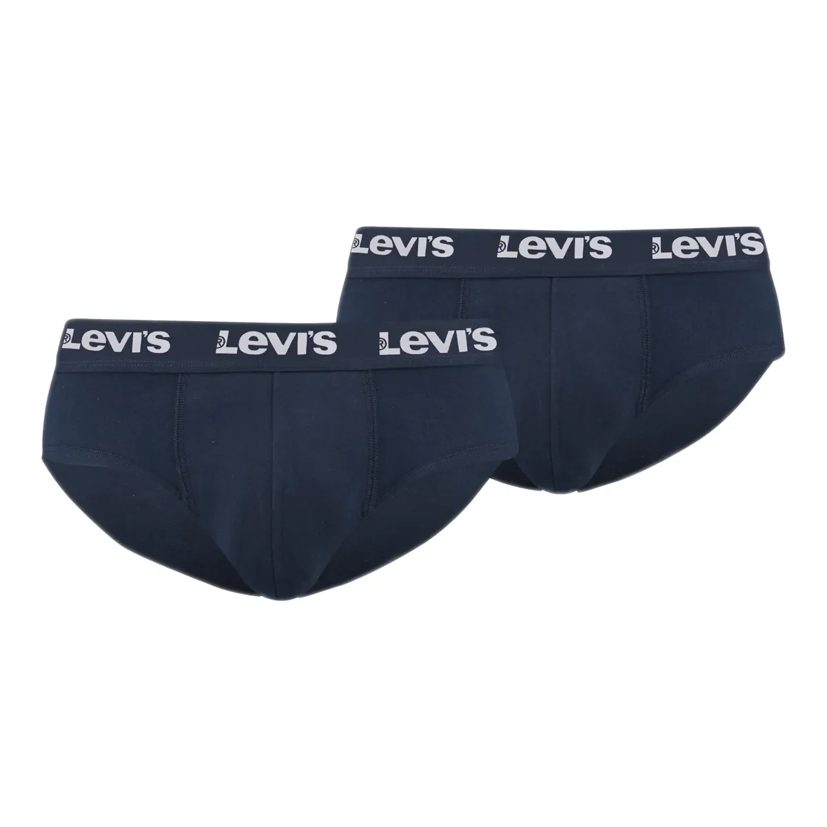 Φωτογραφία προϊόντος: Levi's Ανδρικό Slip Repeat Logo Brief - Διπλό Πακέτο, Χρώμα Σκούρο Μπλε