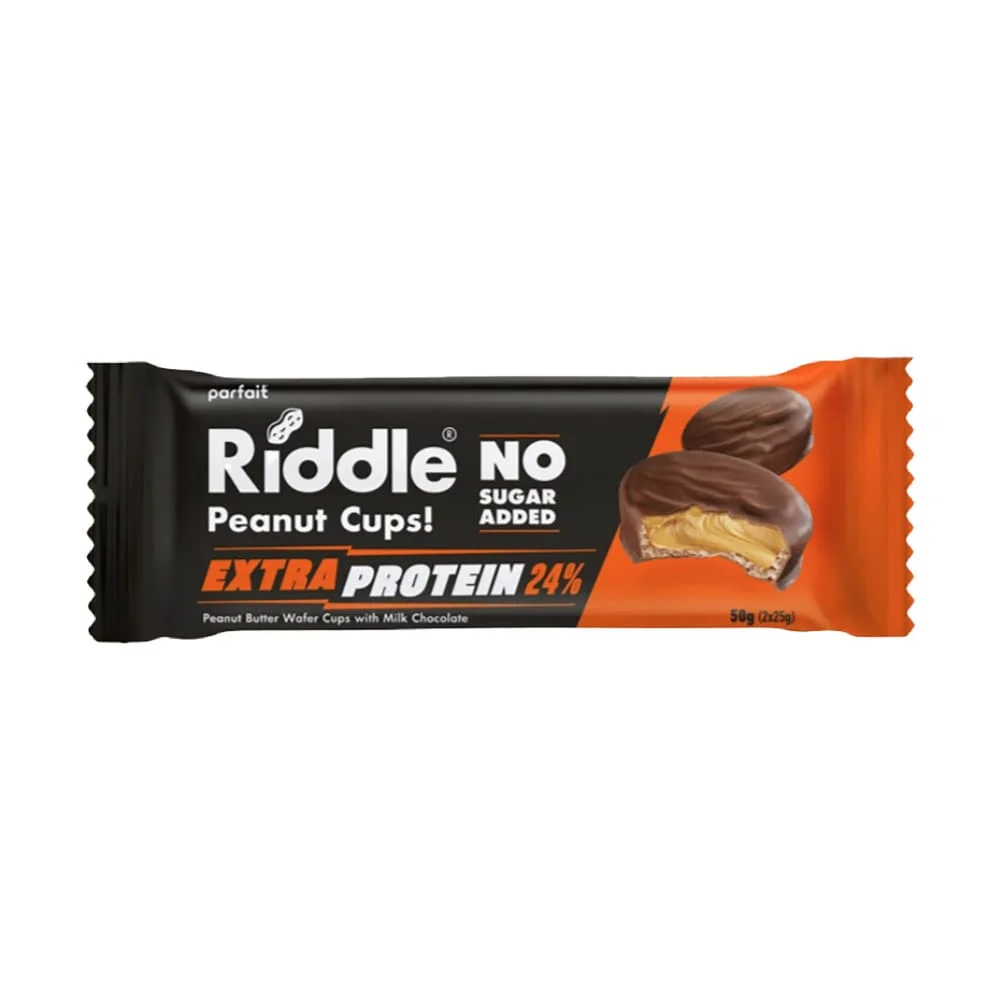 Φωτογραφία προϊόντος: Riddle Protein Cups Φυστικοβούτυρο & Σοκολάτα Χωρίς Ζάχαρη 50g 221030590