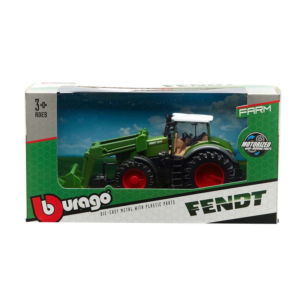 Φωτογραφία προϊόντος: BBURAGO 10cm Farm Tractor Fendt with bucket Green