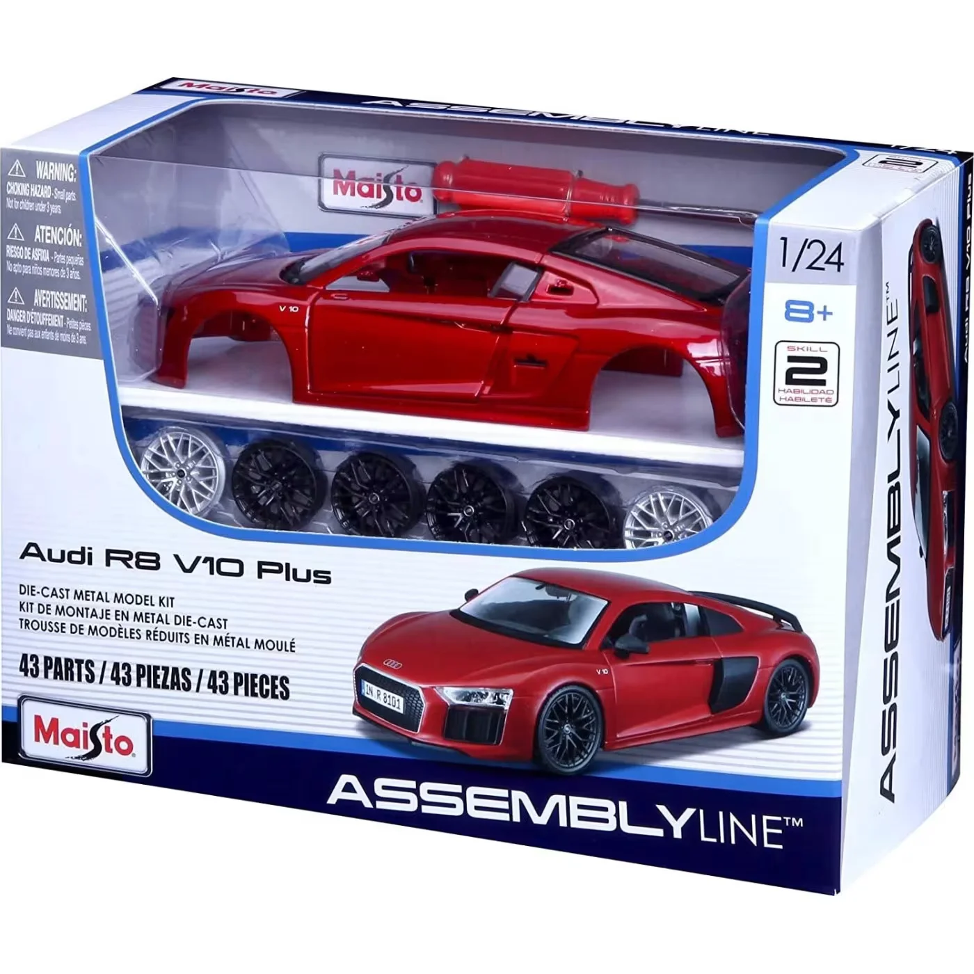 Φωτογραφία προϊόντος: Maisto 1:24 Assembly Line - Audi R8 V10