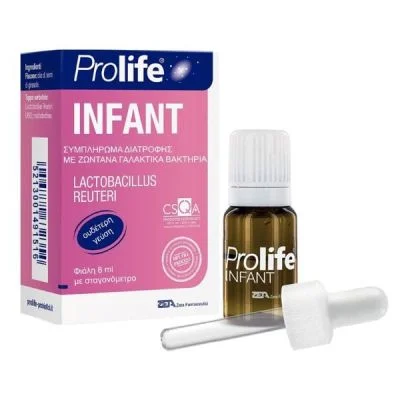 Φωτογραφία προϊόντος: Zeta Pharmaceuticals Prolife Infant Ουδέτερη Γεύση 8 ml