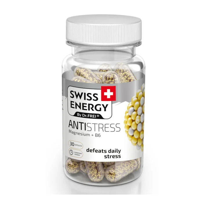 Φωτογραφία προϊόντος: Swiss Energy Antistress Platinum AntiStress Συμπλήρωμα για το Άγχος 30 κάψουλες