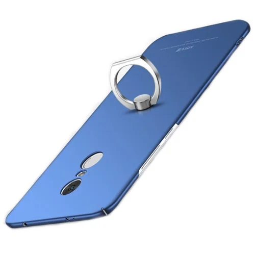 Φωτογραφία προϊόντος: MSVII Ματ Backcover Θήκη (Xiaomi Redmi Note 4X) (Snapdragon) (Blue-Ring)