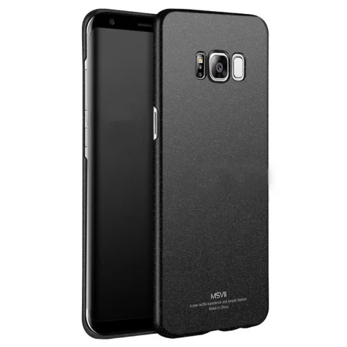 Φωτογραφία προϊόντος: MSVII Ματ Backcover Θήκη (Samsung Galaxy S8) (5.8'') (Ζαγρέ Μαύρο)