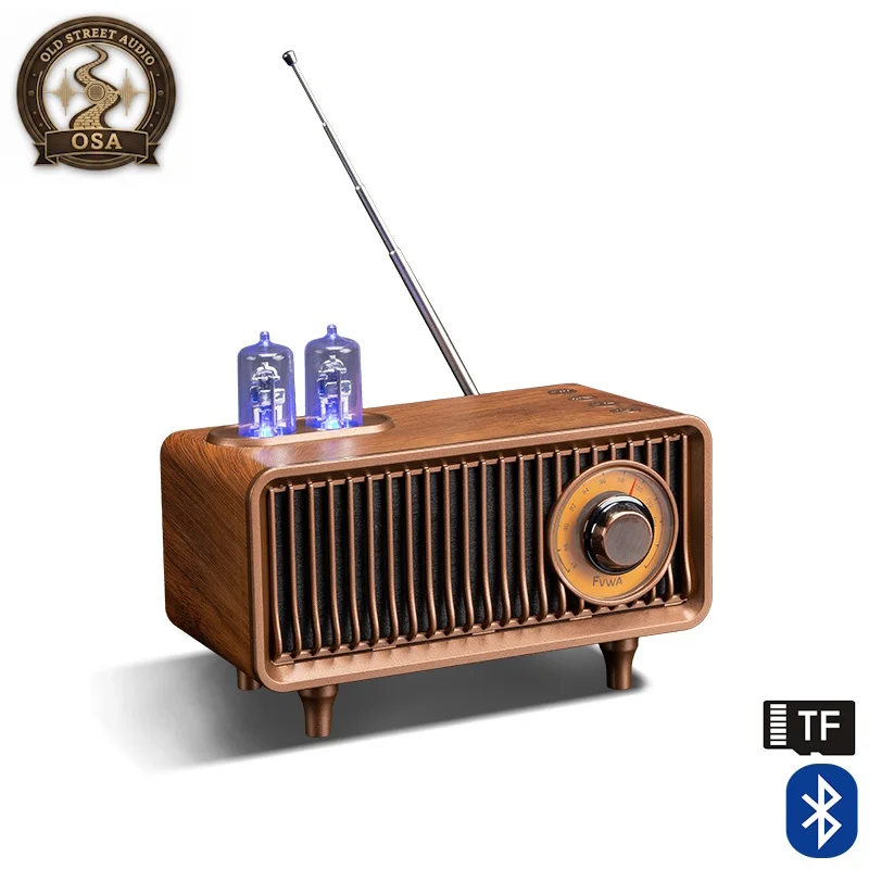 Φωτογραφία προϊόντος: Old Street Audio AS19 Retro Bluetooth Ηχείο Ξύλινο (5W/Μπαταρία 1800mAh/Bluetooth 5.4/FM Radio/USB/TF/AUX/TWS)