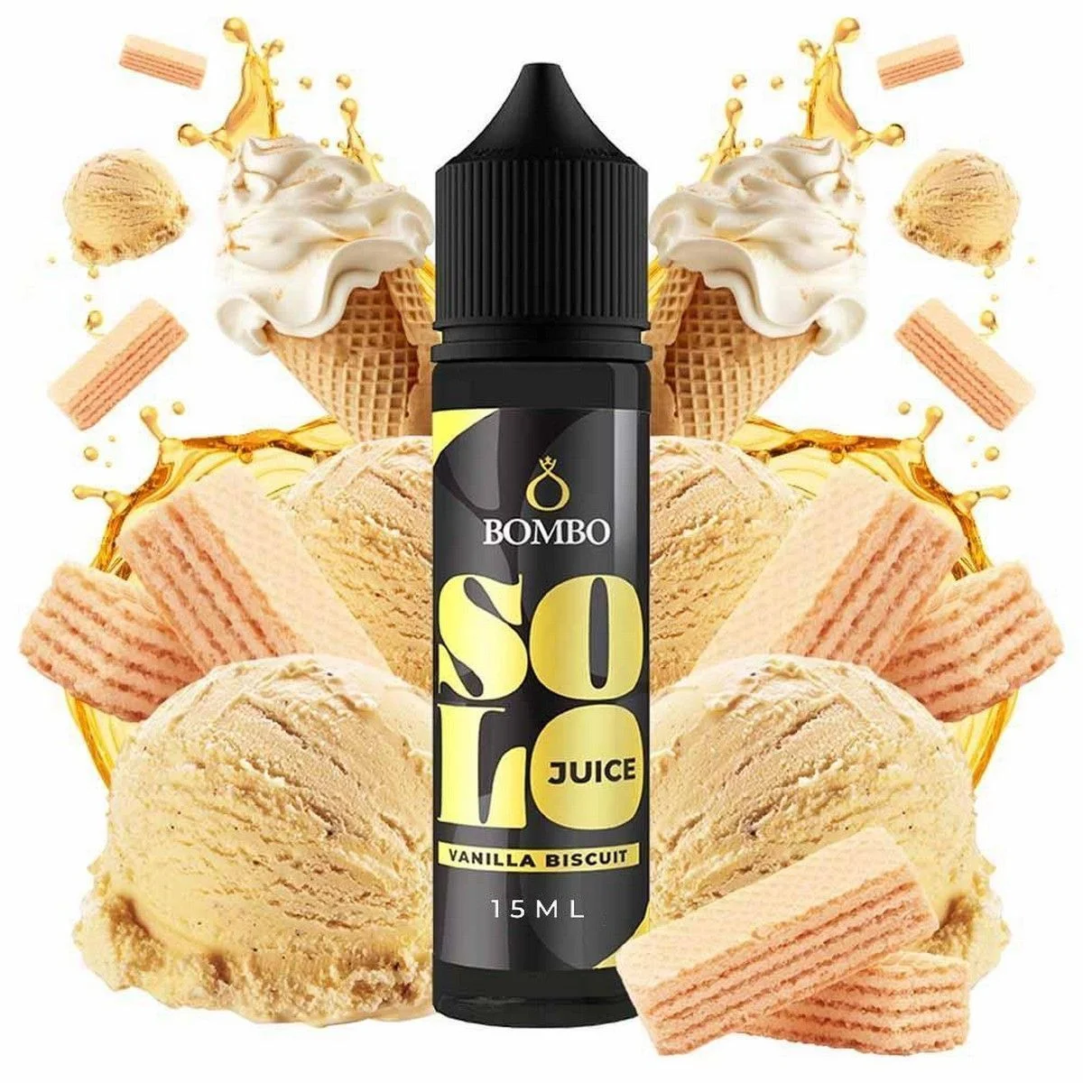 Φωτογραφία προϊόντος: Bombo Solo Juice Flavor Shot Vanilla Biscuit 15ml/60ml