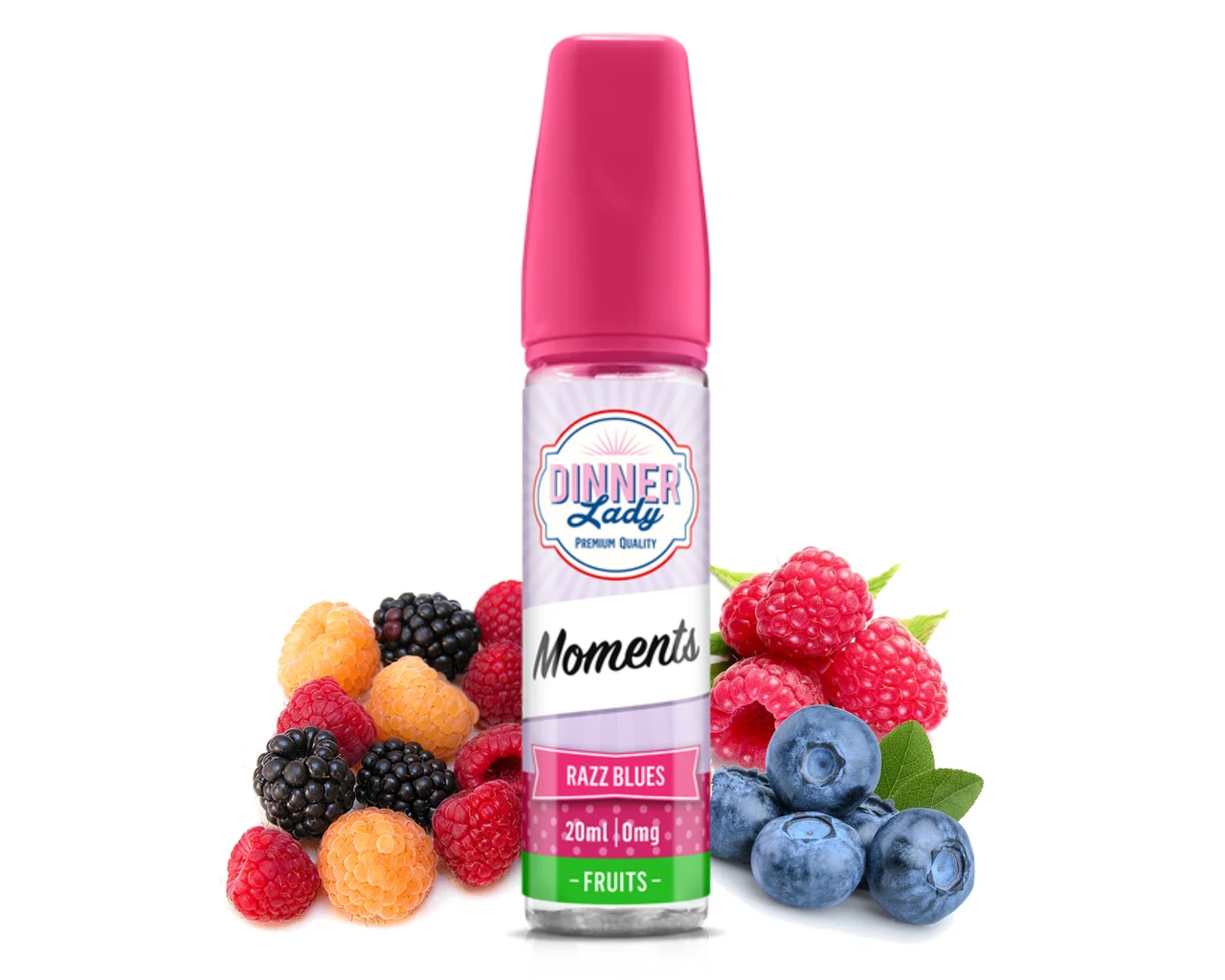 Φωτογραφία προϊόντος: Dinner Lady Moments Flavour Shot Razz Blues 20/60ml