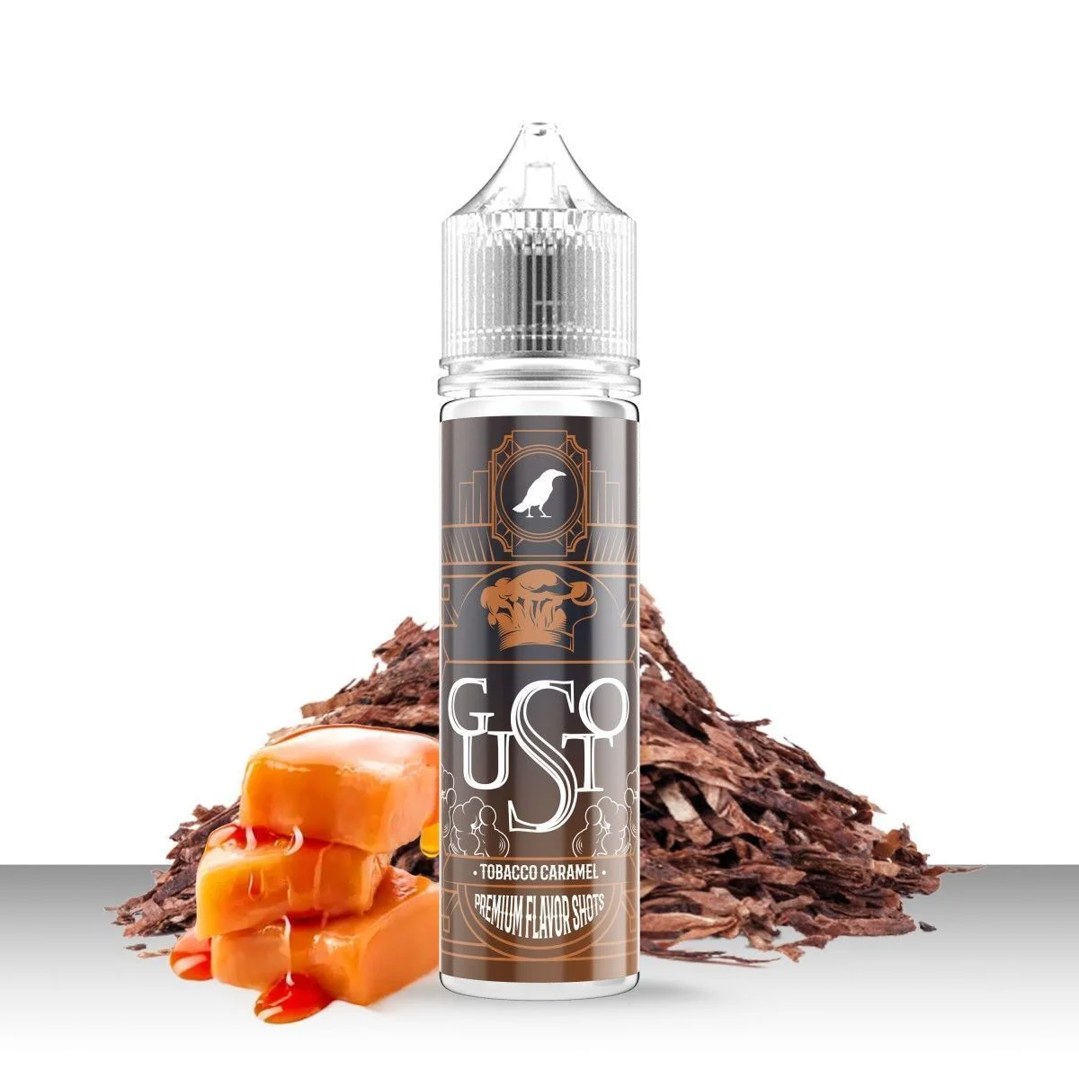 Φωτογραφία προϊόντος: Omerta Flavor Shot Gusto Tobacco Caramel 10ml/60ml
