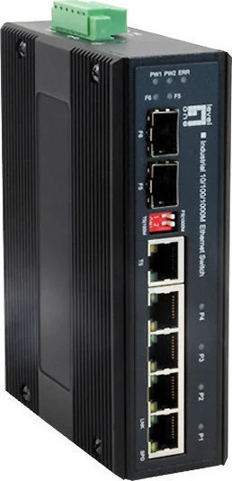 Φωτογραφία προϊόντος: Level One IES-0600 Unmanaged L2 Switch με 4 Θύρες Gigabit (1Gbps) Ethernet και 2 SFP Θύρες 4015867188491,4015867224250