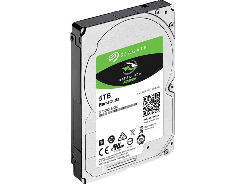 Φωτογραφία προϊόντος: Seagate Barracuda 5TB HDD Σκληρός Δίσκος 2.5" SATA III 5400rpm με 128MB Cache για Desktop / Laptop ST5000LM000 0763649078969,8719706