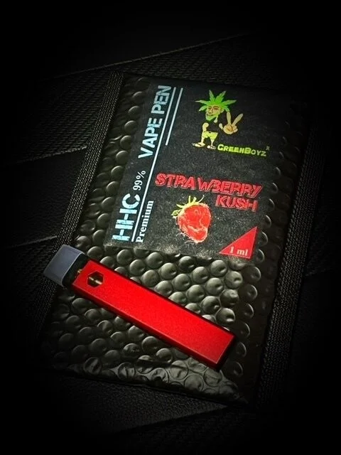 Φωτογραφία προϊόντος: Greenboyz Hemp Farm HHC 99% Vape Pen Strawberry Kush 1ml