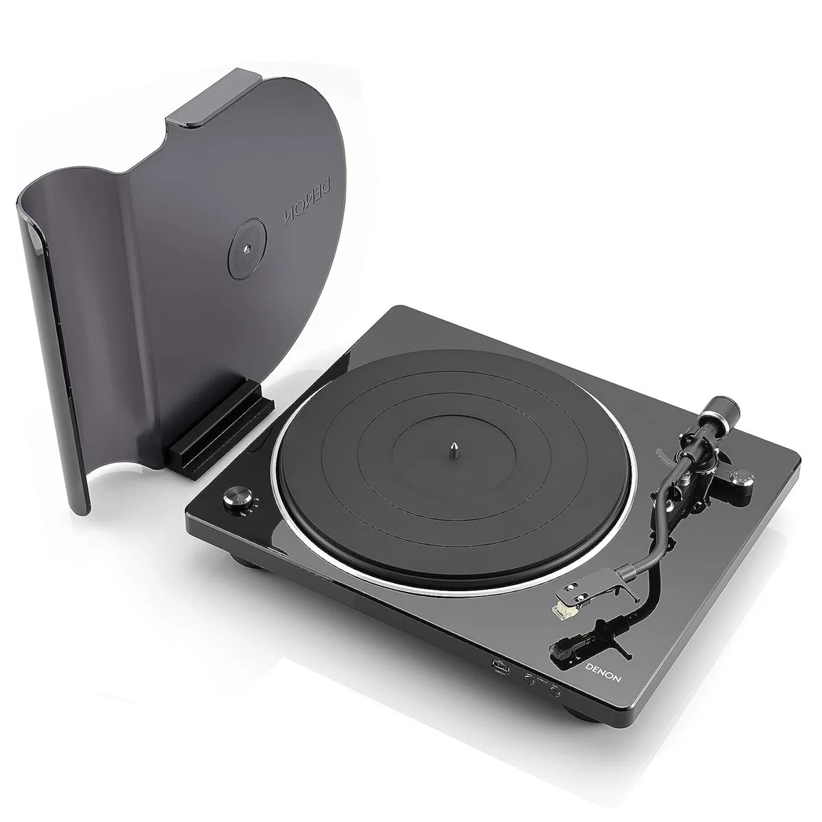 Φωτογραφία προϊόντος: Denon DP-450USB Black - Belt Drive πικάπ USB