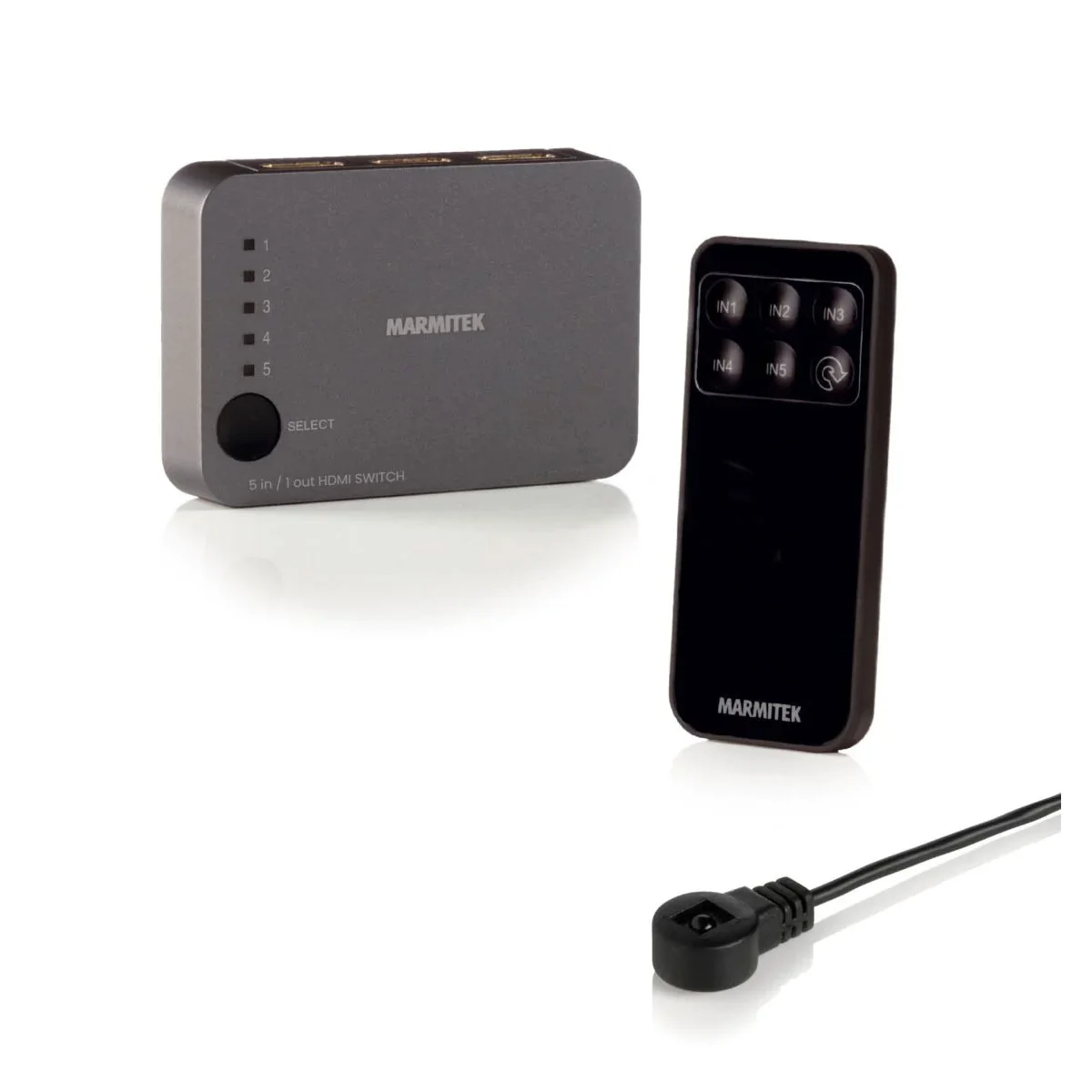 Φωτογραφία προϊόντος: Marmitek Connect 350 UHD - HDMI switch 4K 5 in / 1 out