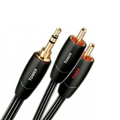 Φωτογραφία προϊόντος: AudioQuest Tower 3.5mm male - 2x RCA male 0.6m - Καλώδιο Audio