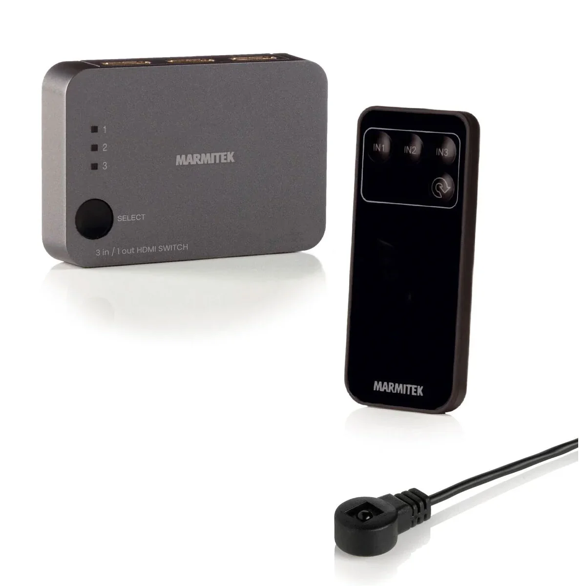 Φωτογραφία προϊόντος: Marmitek Connect 310 UHD 2.0 - HDMI switch 4K 60Hz 3 in / 1 out